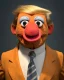 Placeholder: Waist up Portrait, Donald trump muppet, Sesame Street style, retro style, photo studio, unreal engine 5, god lights, ray tracing, RTX, lumen lighting, ultra detail, volumetric lighting, 3d.