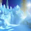 Placeholder: castello di cristallo bianco e oro ， cascata, diamanti, aurora boreale, ice and snow, blue and white, sole liscio e luminoso ， atmosfera di luce soffusa, effetto luce ， vaporwave colorato, concept art, dettaglio liscio ed estremamente nitido, dettaglio finemente regolato, altissima definizione , 8 k, motore irreale 5, messa a fuoco ultra nitida