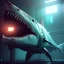 Placeholder: cyberpunk cyber shark deep water unreal 5, octane render, cinema4d, redshift render, hyper realistic, cenematic, vibrancy, synthwave, retouch, centered, dynamic lighting, dramatic lighting, 4k, highly detailed, attractive beautiful, realistic, virtual reality, epic composition, holographic,