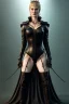 Placeholder: Cersei Lannister as evil dominatrix in black leather, mistress, busty, cleavage, curvy, lena headay, angry, stern look. character design by cory loftis, fenghua zhong, ryohei hase, ismail inceoglu and ruan jia. unreal engine 5, artistic lighting, highly detailed, photorealistic, fantasy