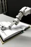 Placeholder: Draw the cover of the journal with the flexible robotic arms as the research object.