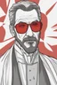 Placeholder: judgmental priest wearing red sunglasses who looks like Hans Gruber