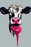 Placeholder: monroe cow with big lipstick mouth, big lips