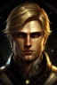 Placeholder: Galactic beautiful man commander deep Brown eyed fairhaired