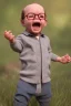 Placeholder: George costanza toddler, angry, full body, bokeh, New York, hyper realistic