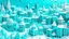 Placeholder: A cyan city in winter season with falling snowflakes designed in Japanese origami painted by Claude Monet
