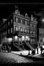 Placeholder: Create an atmospheric depiction of Ford's Theatre in Washington, D.C., on the evening of April 14, 1865. Capture the historical ambiance and the anticipation of the audience as they gather for the play "Our American Cousin