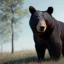 Placeholder: unreal 5, octane render,cinema4d, dynamic lighting, dramatic lighting, 4k, redshift render, highly detailed, hyper realistic,anthropomorphic black bear long