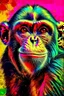 Placeholder: Show me monkey in love but in acid styl, more in love