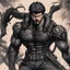 Placeholder: Guts, Berserk manga, fighting Venom Snake, MGSV