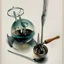 Placeholder: Soap Bubble,complex surgical instruments mixed with musicial instruments,minimalism,Painting By Adrian Ghenie, Rene Magritte, Salvador Dali, Lucian Freud