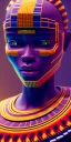 Placeholder: kente scene, thread, embroidery, octane render, high detail