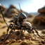 Placeholder: macro photo of knight in armor riding huge ants in castle in the desert, photo-realistic, shot on Hasselblad h6d-400c, zeiss prime lens, bokeh like f/0.8, tilt-shift lens 8k, high detail, smooth render, down-light, unreal engine, downlight