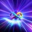 Placeholder: infinity symbol brightly coloured ∞ moving at warp speed, colours from infinity flowing through image with speed, DSLR with a 80mm lens, set to f/16 and a slow shutter speed of 1/15s, striking, neon, chiaroscuro, dramatic, captivating, powerful, fantasy, beautiful, octane render, 16k post-production, artstation: award-winning: atmospheric: commanding: fantastical: clarity: ultra quality: striking: brilliance: stunning colors: amazing depth; lens: f/11, 35mm