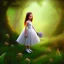 Placeholder: forest in flower girl, Special Lighting, Background. Solid color, forest