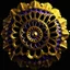 Placeholder: a julia set 3d fractal made of small metallic random color gears