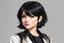 Placeholder: Monica Geller in 8k 2D anime artstyle, short black hair, close picture, intricate details, highly detailed, high details, detailed portrait, masterpiece,ultra detailed, ultra quality