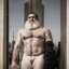 Placeholder: a Persian gay hairy big man in a modern street in Tehran with towers.