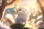 Placeholder: cute anime chibi cat in magnolia forest in sunshine Weight:1 heavenly sunshine beams divine bright soft focus holy in the clouds Weight:0.9