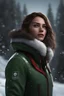 Placeholder: style by (Carmen Saldana:2.5),unique ultrarealistic Christmas Atmosphere,Dynamic Angle,Cinematic Lighting,snowfall detailed winter masterpice,splash art,<lora:add-detail-xl:1.4>, windy epic arctic,expedition,snowmobile perfect freckles face,green eye,professional make-up,mesmerise 1girl selfie,Huge Detailed Scene