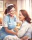 Placeholder: A warm, inviting image of a caring nurse providing personalized care to a smiling patient at home