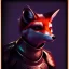 Placeholder: Armor wearing Fox, character design,ultra realistic,shiny, smooth, studio quality, octane render, Surrealism, Triadic colour scheme,ambient lighting polaroid, 100mm