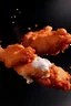 Placeholder: fried chicken flying