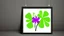 Placeholder: rave poster with Four-leaf clover text area