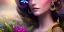 Placeholder: bright fairy, beautiful portrait, flowery landscape