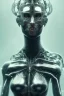 Placeholder: cyberpunk, chrome body, women, portrai, open mouth, perfect skin, tron, cyborg , perfekt, real, dream, hr giger