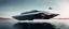 Placeholder: cybertruck katamaran boat spaceship hovering over water