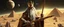 Placeholder: Gandalf as an egyptian space cowboy in the style of Escher and Giger