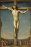 Placeholder: The Crucifixion, oil on canvas by Leonardo da Vinci