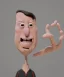 Placeholder: portrait, plasticine elon musk figure, cartoon, Seth MacFarlane style, hand made, family guy, minimal, smile, black dress, photo studio, wide angle view, color background, color smoke, soft color, highly detailed, unreal engine 5, ray tracing, RTX, lumen lighting, ultra detail, volumetric lighting, 3d, high definition.