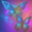 Placeholder: luminous pastel colors, butterfly