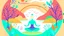 Placeholder: Create a serene flat design illustration for a yoga and well-being website. Use a soothing color palette and depict a tranquil yoga scene with a yogi in yoga positions surrounded by nature.