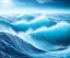 Placeholder: frozen ocean with massive frozen wave's