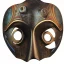 Placeholder: mystic iconic illyrian mask, profile man, full details, coming from deep space