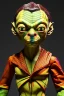 Placeholder: smeagol in Kente cloth, cinematic, ghana colours, african pattern, engraved, high detail