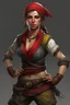 Placeholder: female gypsy fighter