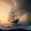 Placeholder: photo of a ultra realistic sailing ship, dramatic light, pale sunrise, cinematic lighting, battered, low angle, trending on artstation, 4k, hyper realistic, focused, extreme details, unreal engine 5, cinematic, masterpiece, art by studio ghibli, intricate artwork by john william turner