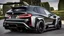 Placeholder: BMW X5 MANSORY Fused with Lamborghini Veneno, Super Detailed, desktop wallpaper, 4K rear view, center