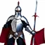 Placeholder: fantasy, realistic, knight, official, white background