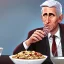 Placeholder: dr. Anthony fauci eating a bowl of Spike protein