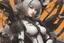 Placeholder: Monarch in nier automata artstyle, halloween them, , close picture, fantasy world, intricate details, highly detailed, high details, detailed portrait, masterpiece,ultra detailed, ultra quality