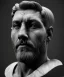 Placeholder: Simetric, roman bust, marble material, Lionel Messi model, migel angel style, God light, 4k resolution, intricate details, ornate details, soft lighting, unreal engine 5.