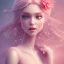 Placeholder: fairy, smiling, pink, green, beautiful, hyperrealism, masterpiece, expert, cinematic lighting, sharp focus, 8K, pastel, macro lens, woman, detailed, flower