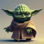 Placeholder: tiny cute {yoda} toy, standing character, soft smooth lighting, soft pastel colors, skottie young, 3d blender render, polycount, modular constructivism, pop surrealism, physically based rendering, square image