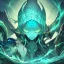 Placeholder: Clear focus, High resolution, Alien Queen, nonhuman face,