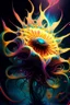 Placeholder: a abstract surreal lovecraftian bright holy flower